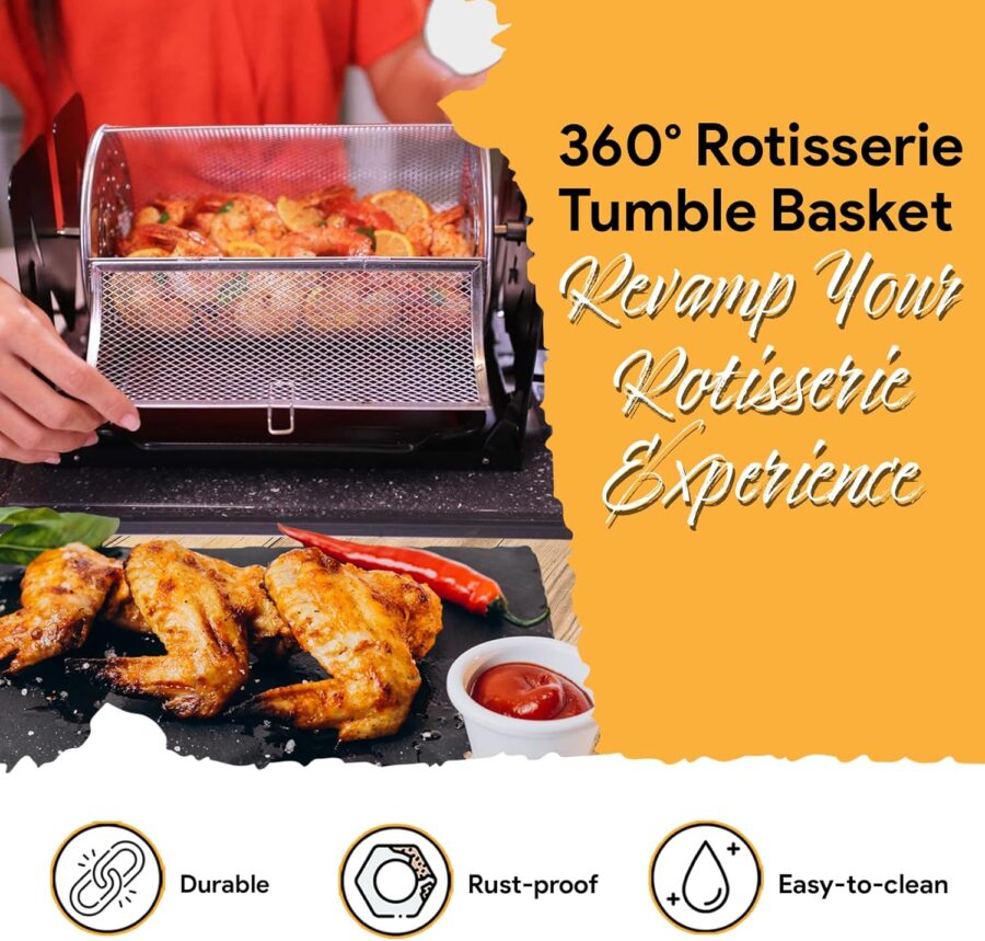 Premium 18L Stainless Steel Multifunctional Smart Air Fryer Oven - Image 9
